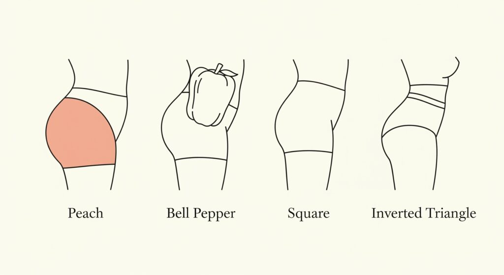 ヒップの形の解説画像